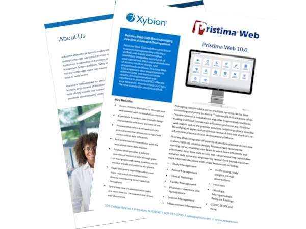 Prestima-Web LIMS Brochure Cover