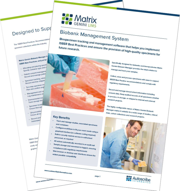 Xybion LIMS Brochure Cover